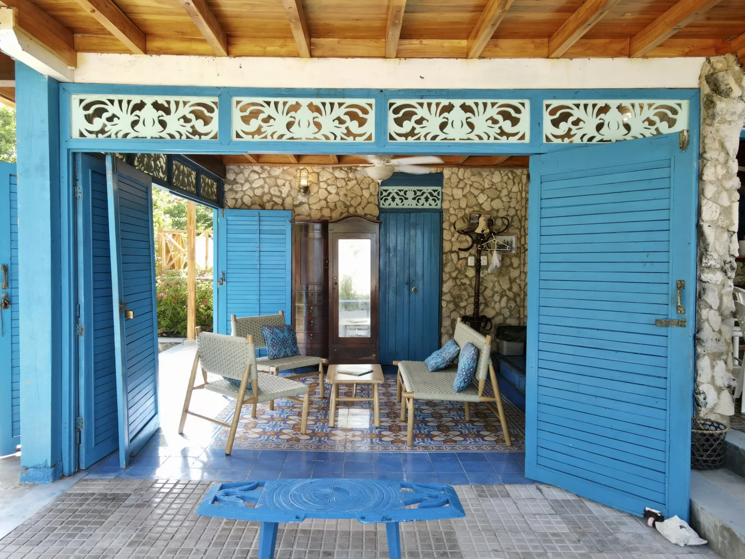 Social area at Baru Beach House