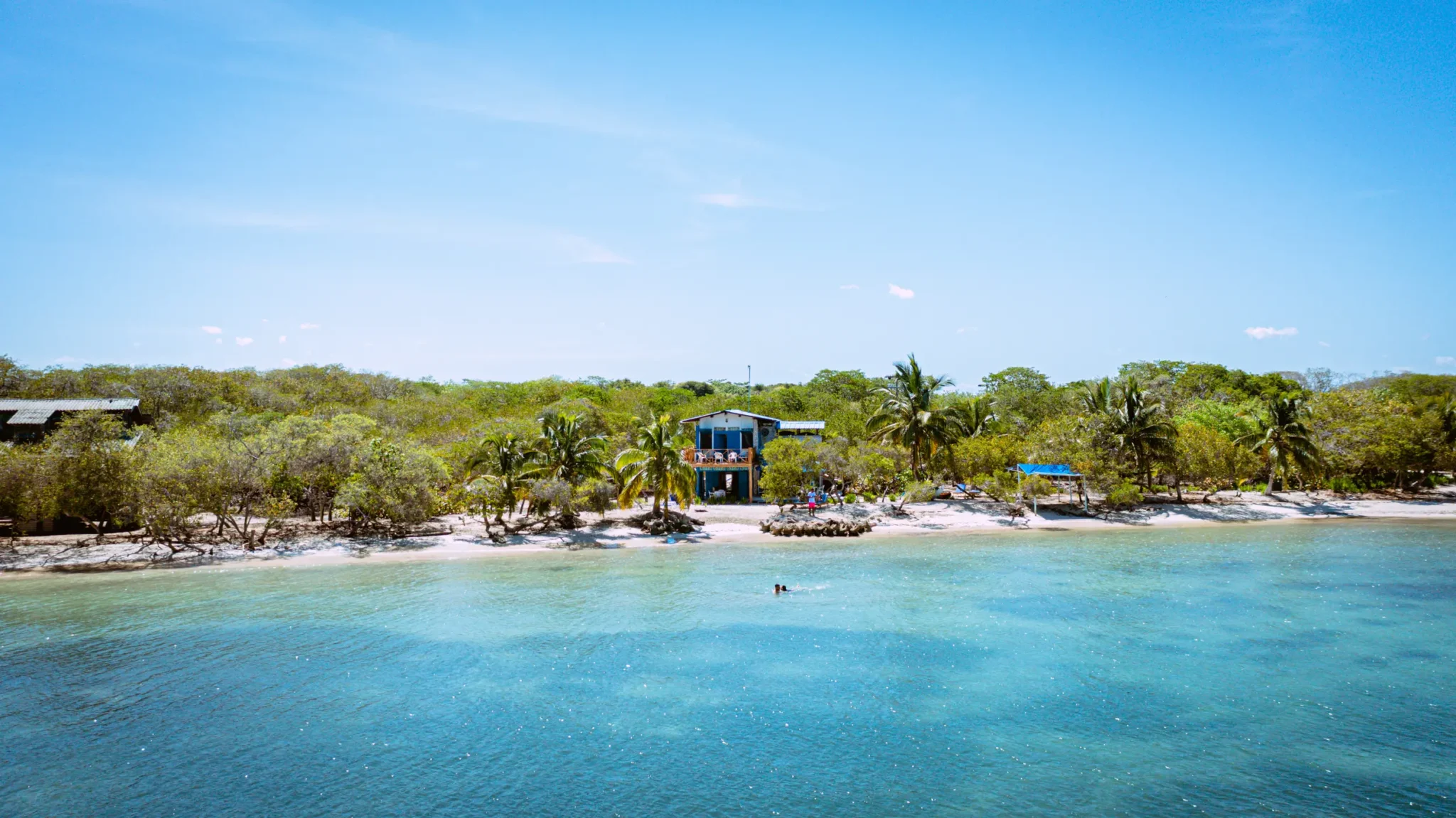 Casa Gaviota private beach in Barú, Colombia